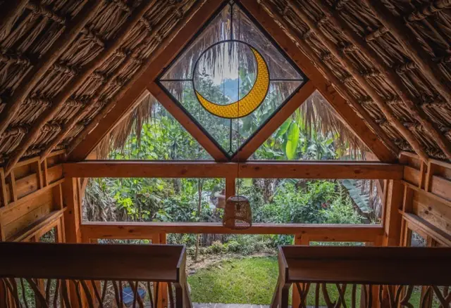 Kiya: loft gable with moon window